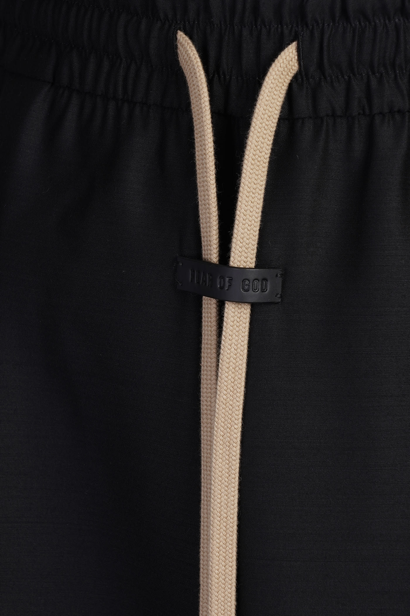 Shop Fear Of God Pants In Black Wool