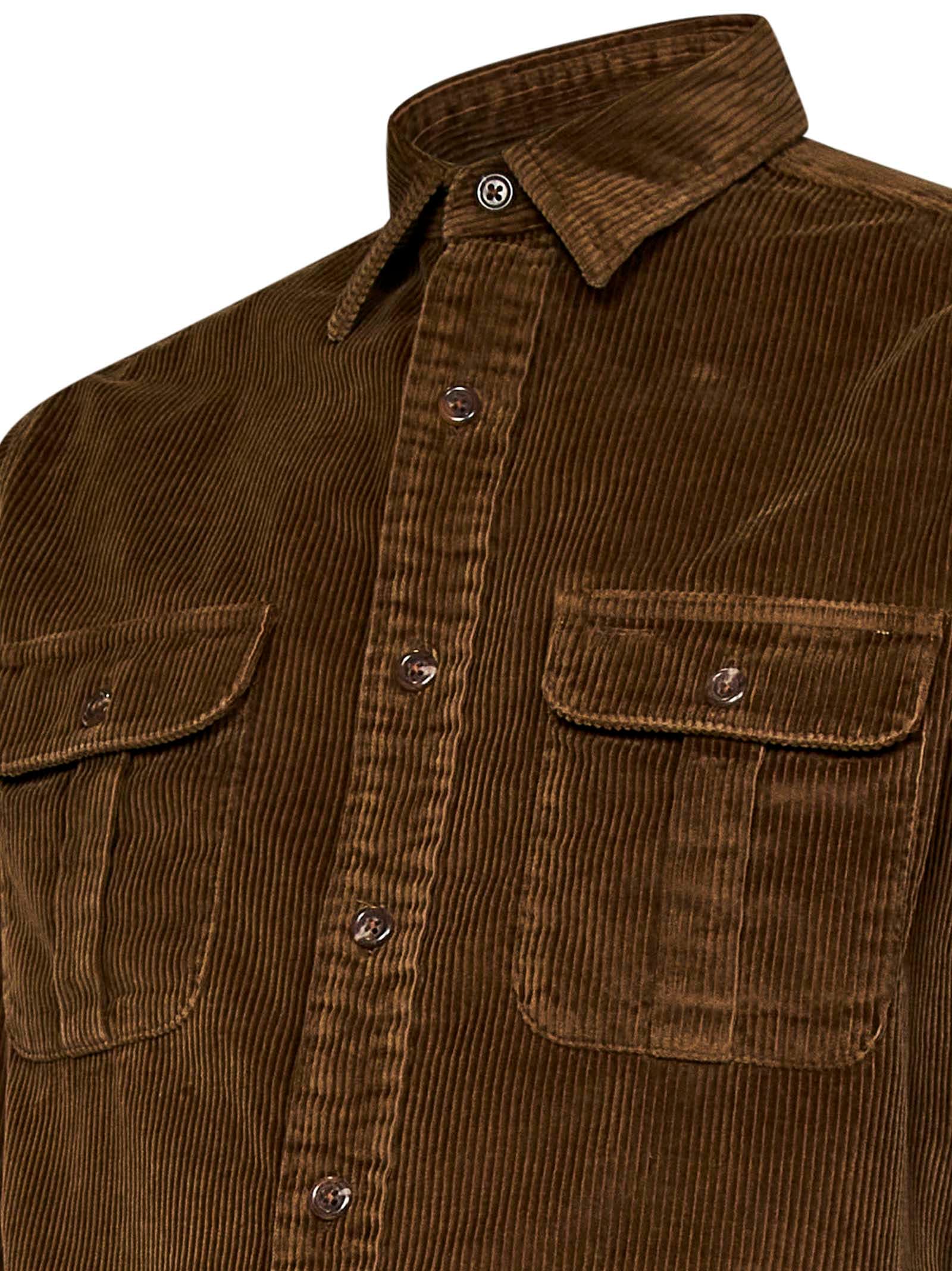 Shop Polo Ralph Lauren Shirt In Brown