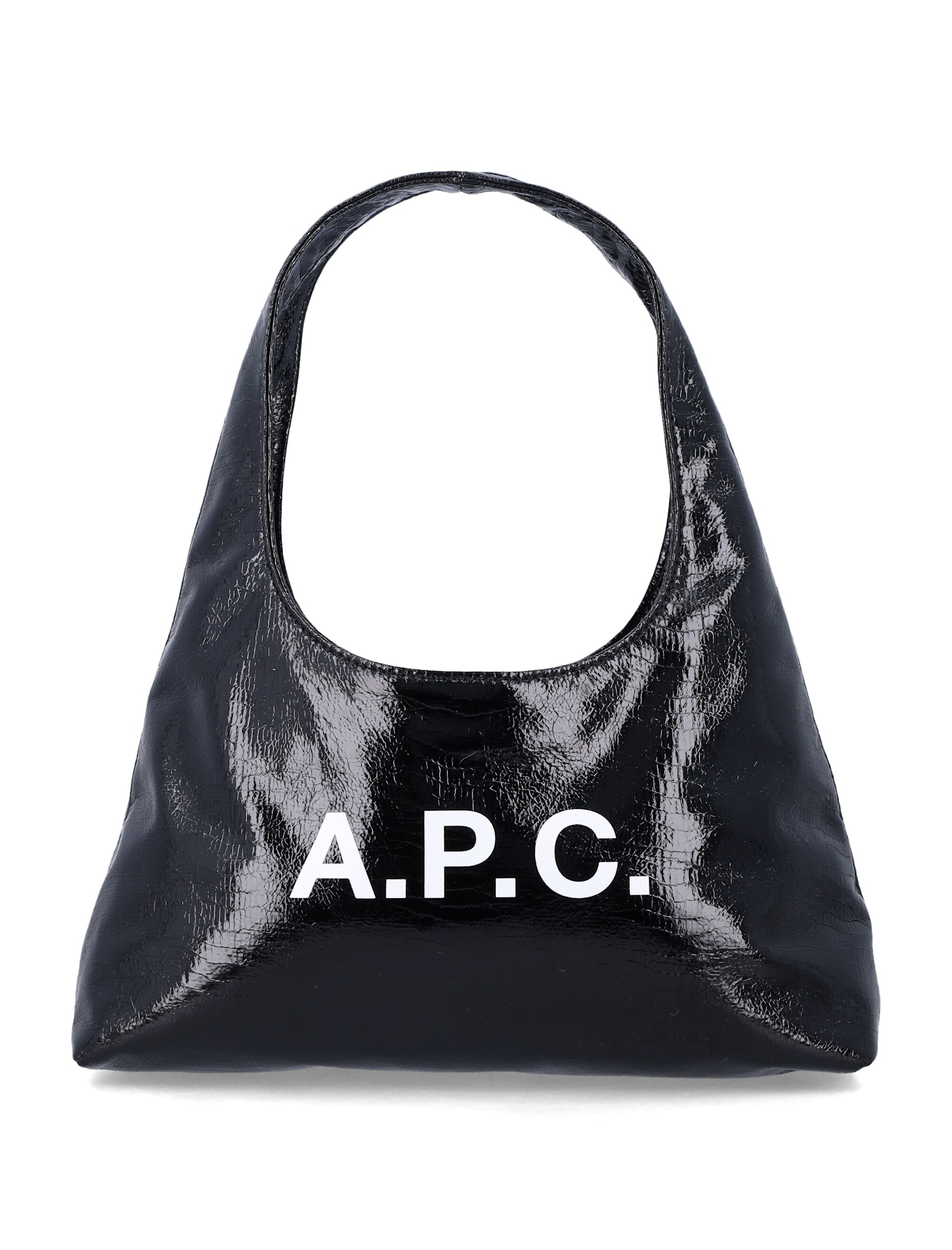 A. p.c. Baby Ninon Black Shoulder Bag