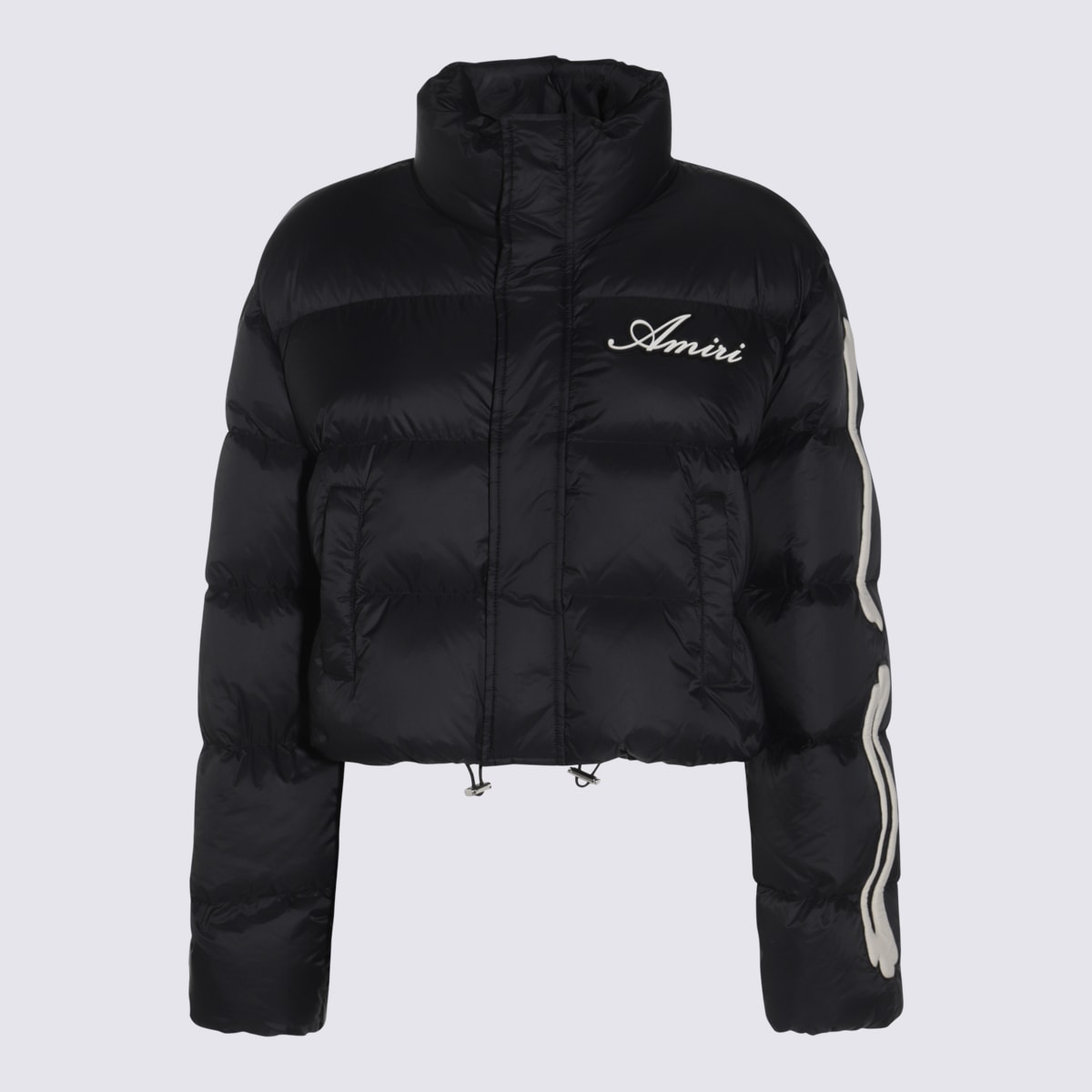 Black Nylon Down Jacket