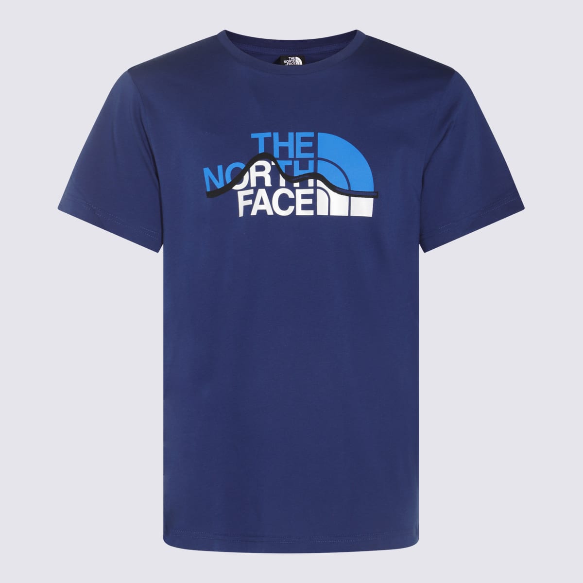 THE NORTH FACE BLUE COTTON T-SHIRT 