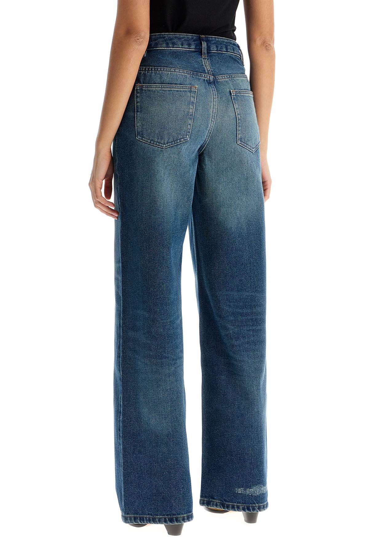 Apc A.p.c. Washed-effect Denim Jeans In Denim