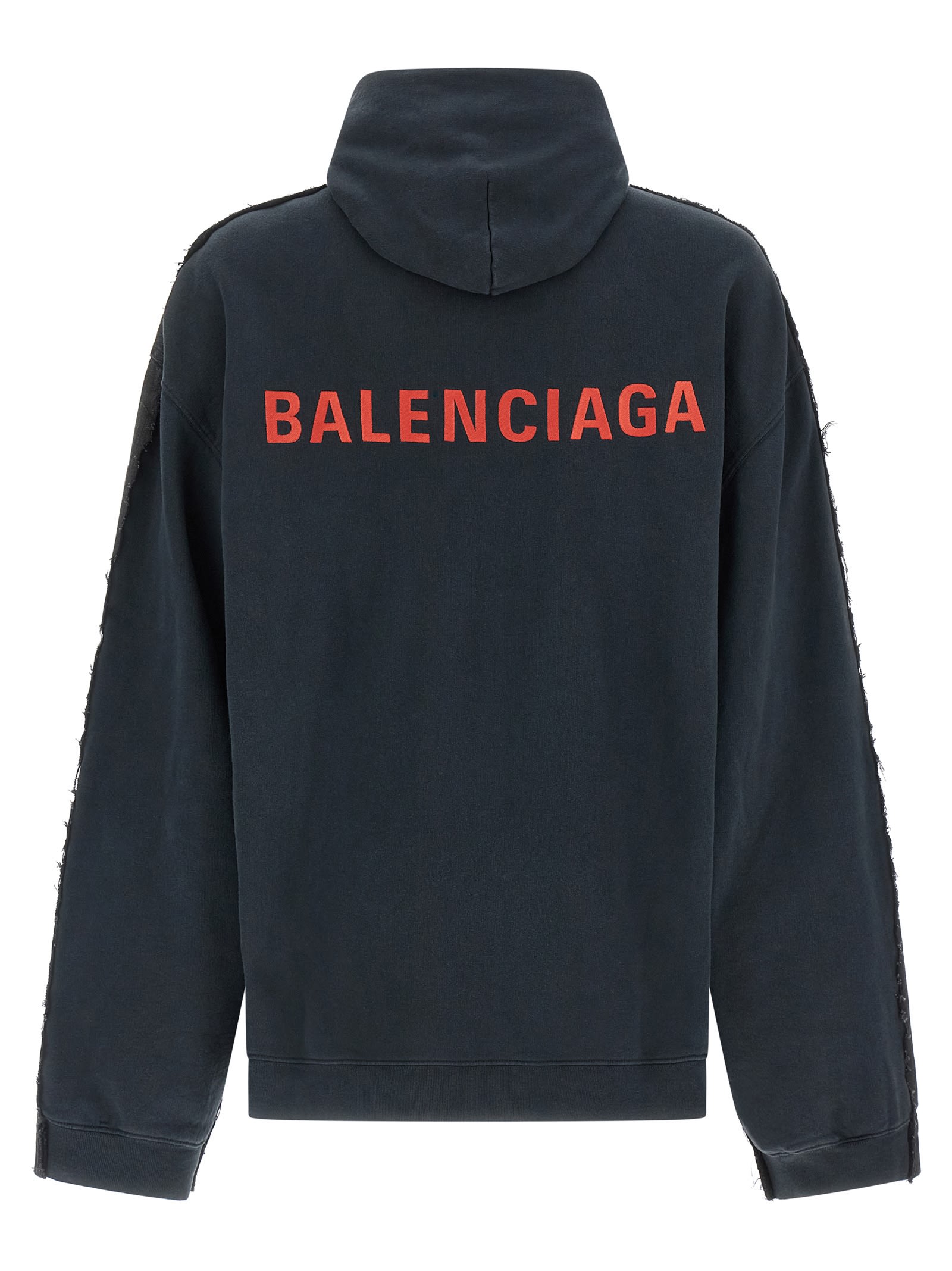 Balenciaga Hybrid Puffer Jackets Multicolor In Black