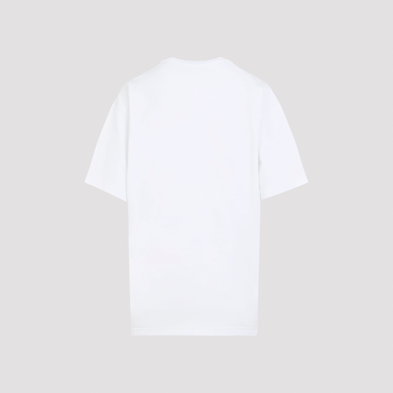Gucci Logo Short Sleeve Crew Neck T-shirt In White