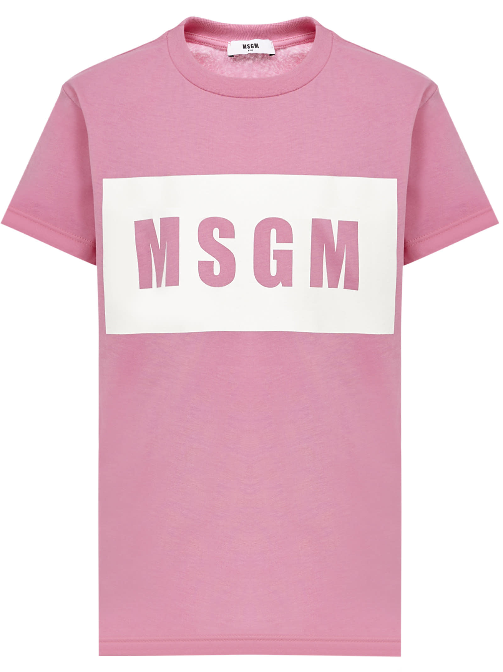Msgm Kids T-shirt In Pink