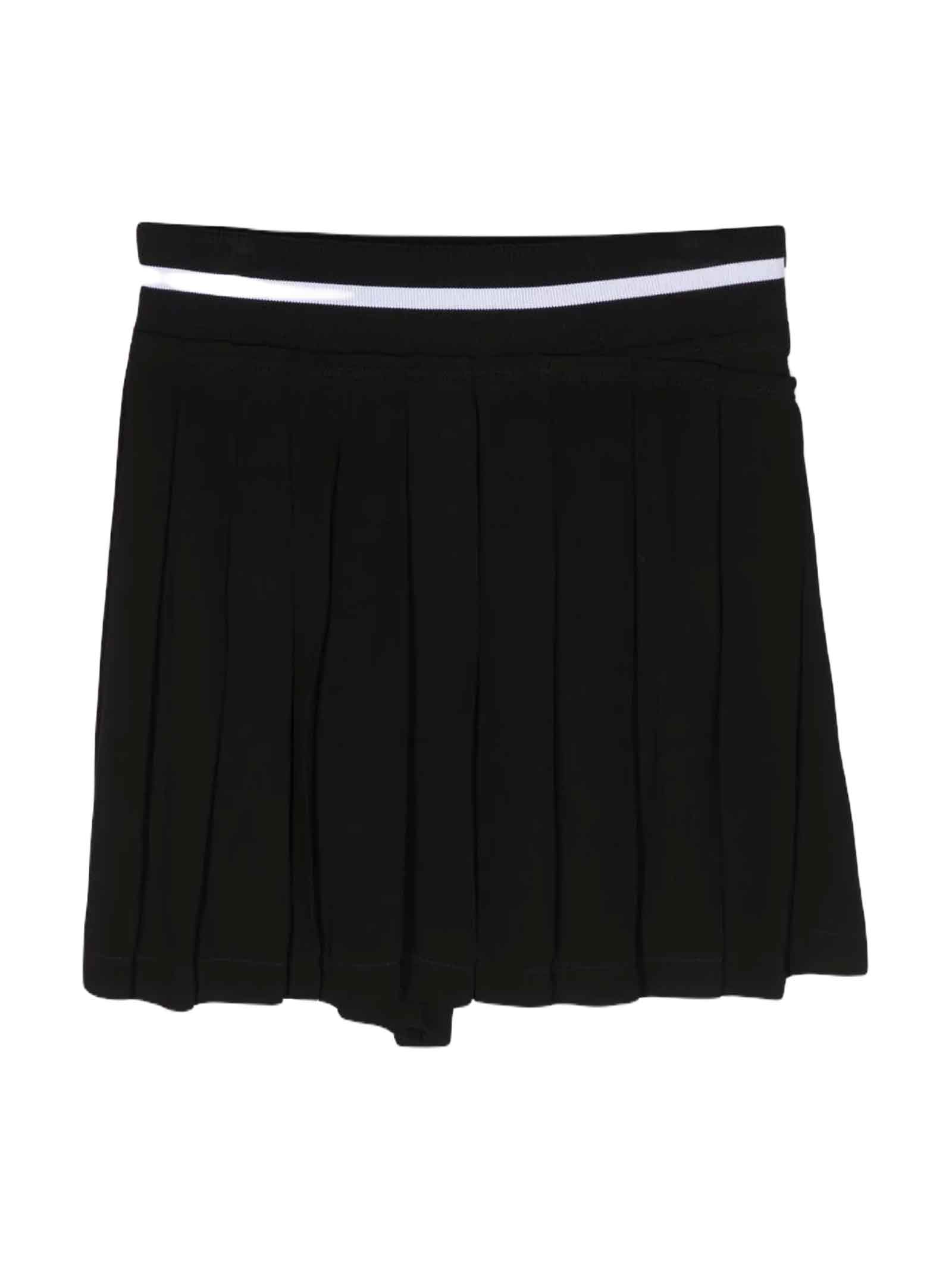 Shop N°21 Black Skirt Girl Nº21 Kids In Nero
