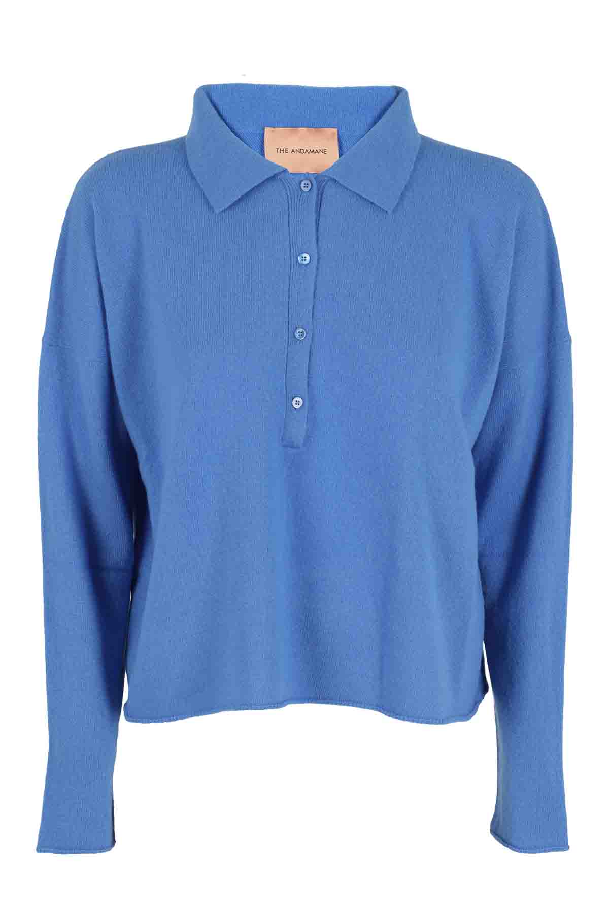 Andamane Polo Shirt In Blue Ceruleo