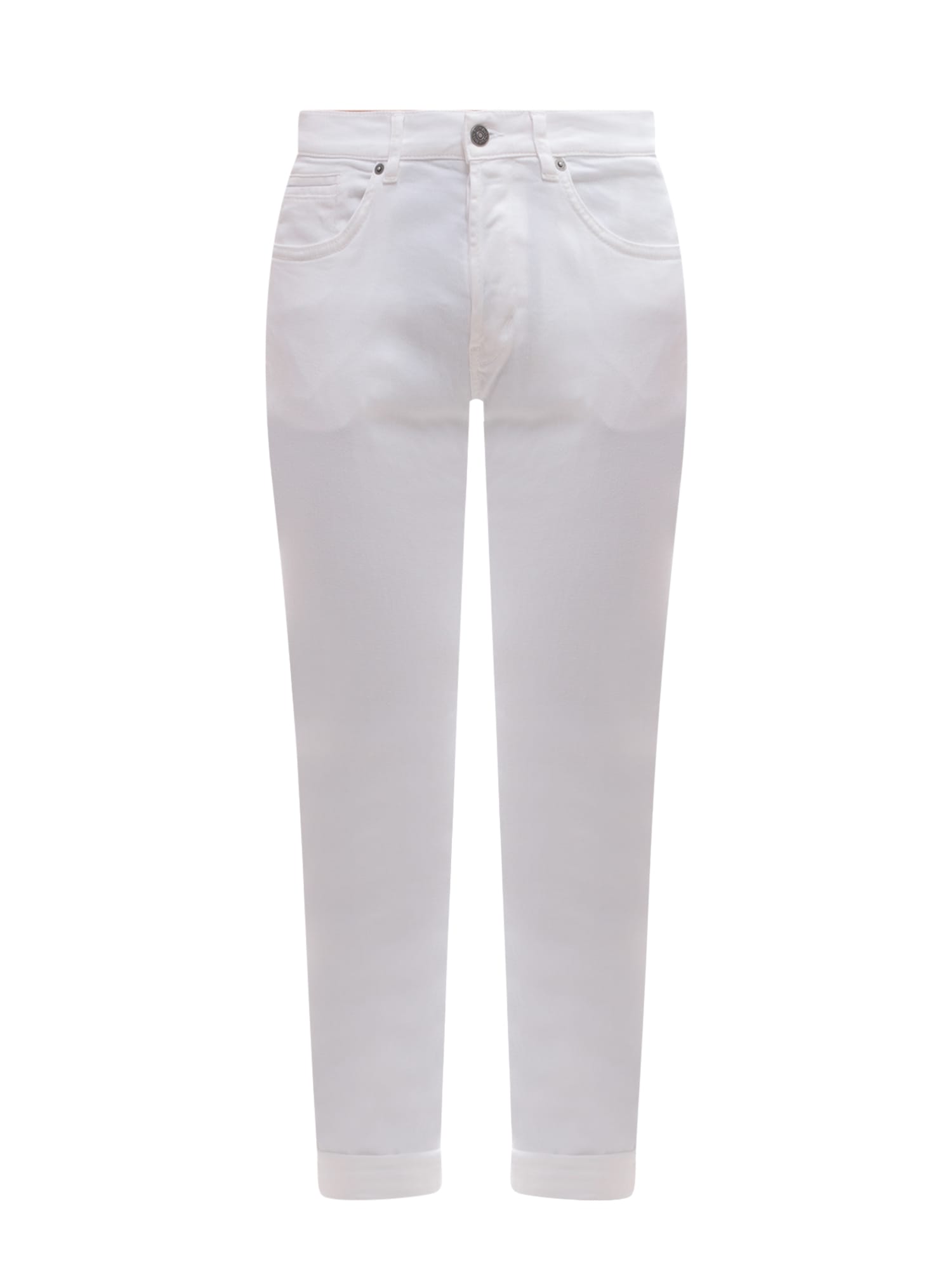 Shop Dondup George Trouser In White