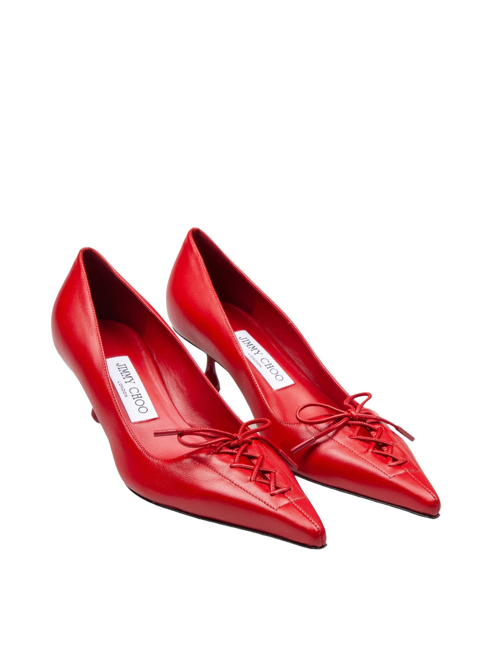 Shop Jimmy Choo Scarlett 50 Decollete Red Color