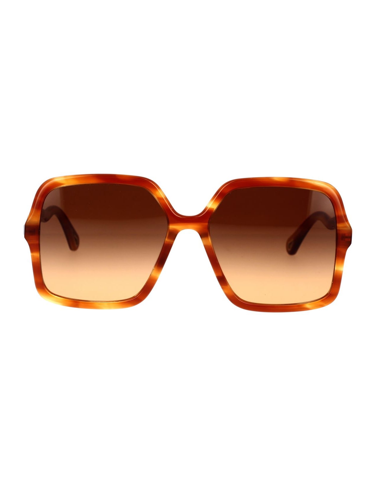 CHLOÉ BLONDE HAVANA ZELIE SUNGLASSES