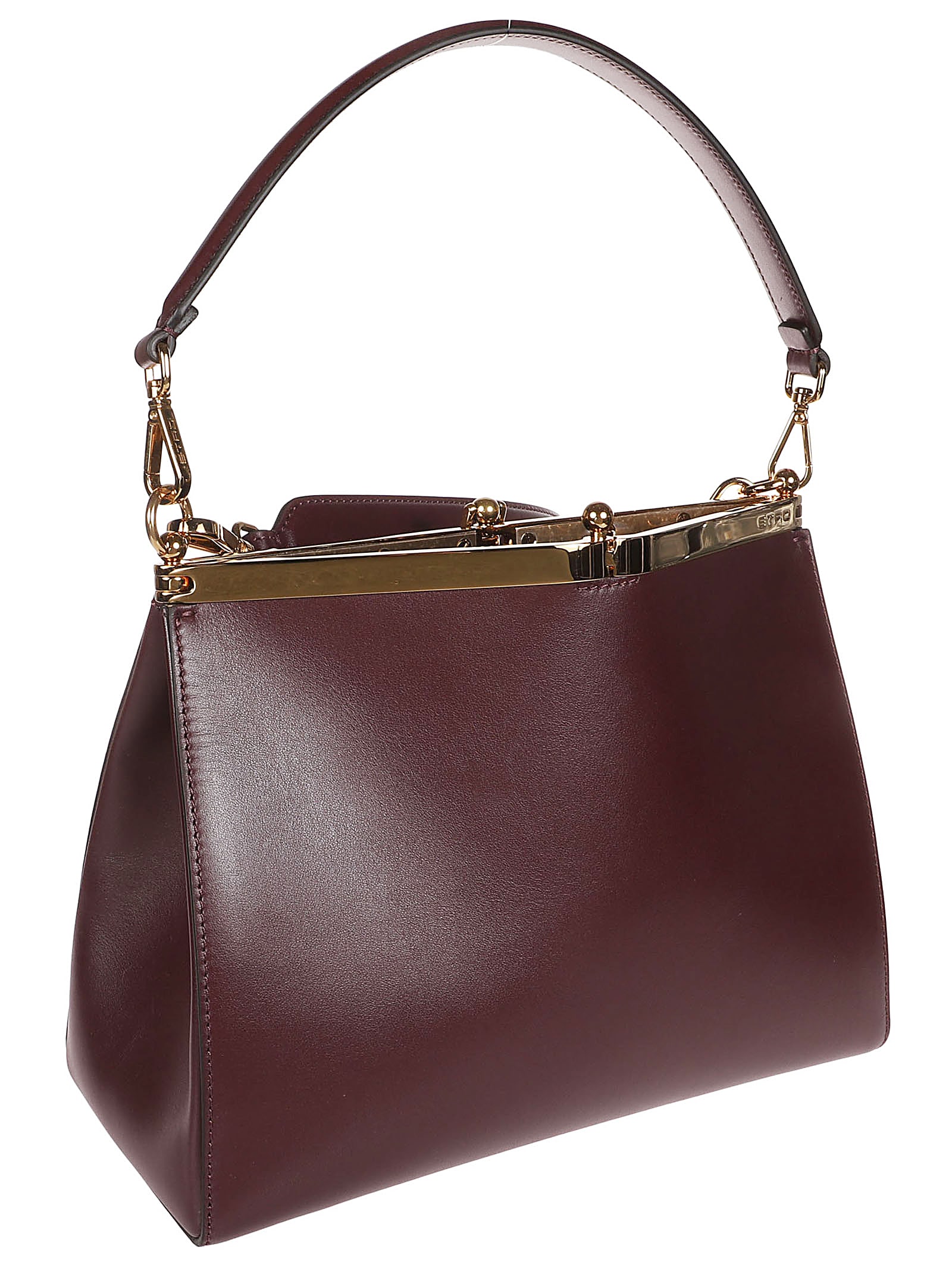 Shop Etro Medium Vela Shoulder Bag In Vino