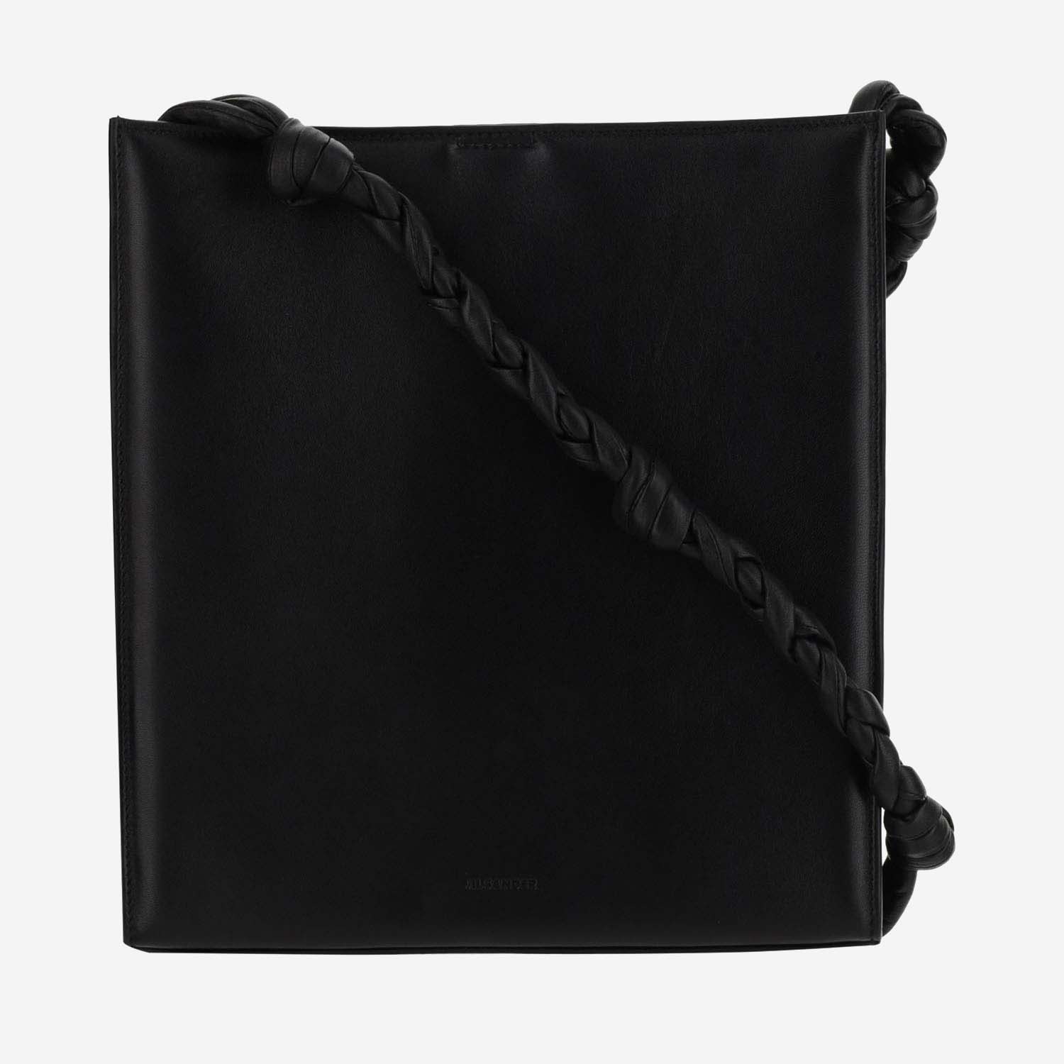 Shop Jil Sander Medium Tangle Bag In Black