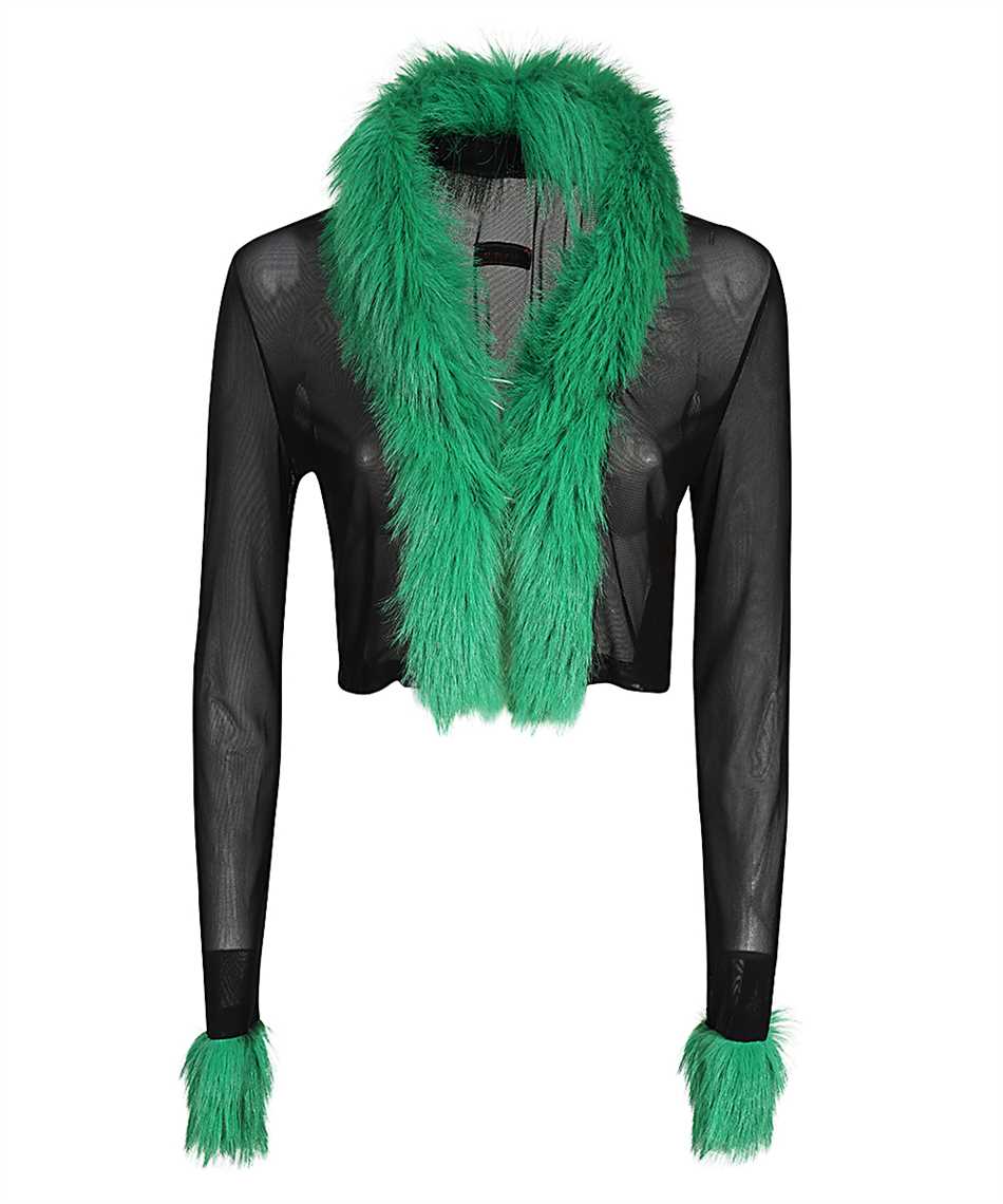 Heron Preston Cardigan In Technical Fabric In Green