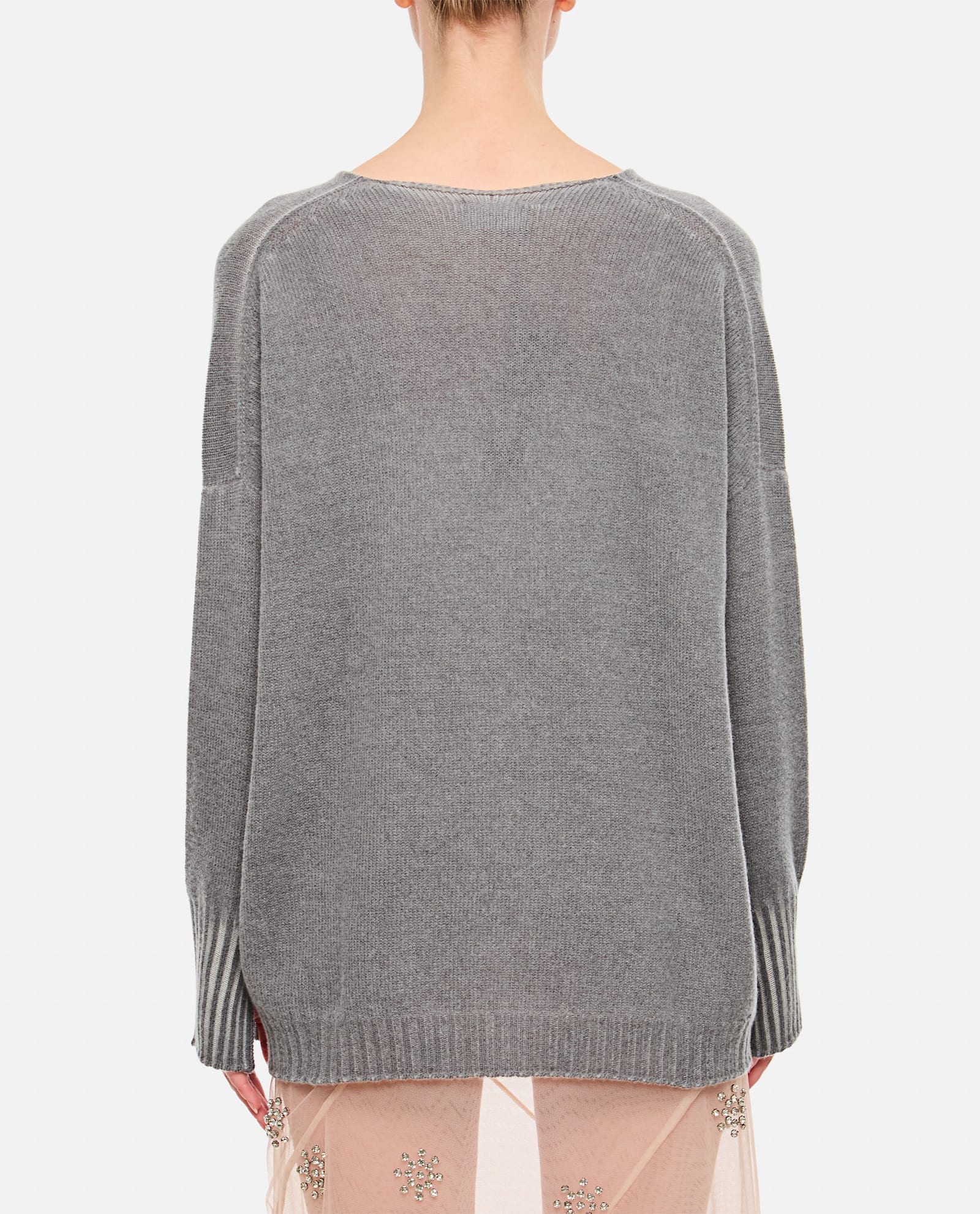 Shop Drumohr V Neck Sweater In Grey