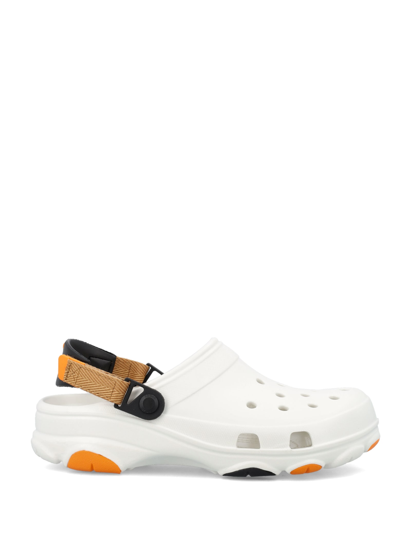 Crocs Classic Clog Beach Unisex White Sandals In White Multi