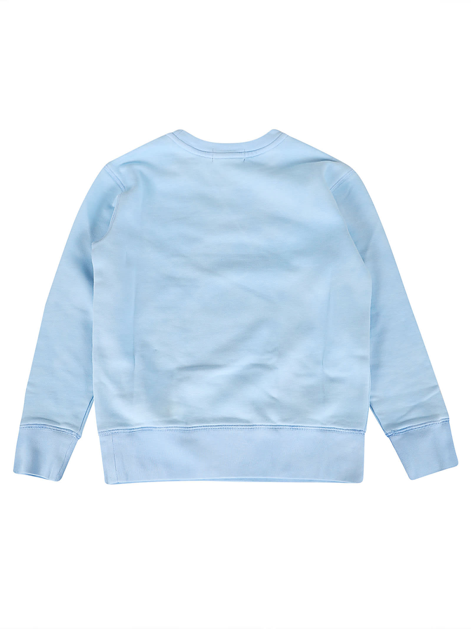 Shop Ralph Lauren Lscnm2-knit Shirts-sweatshirt In Riviera Blue Multi