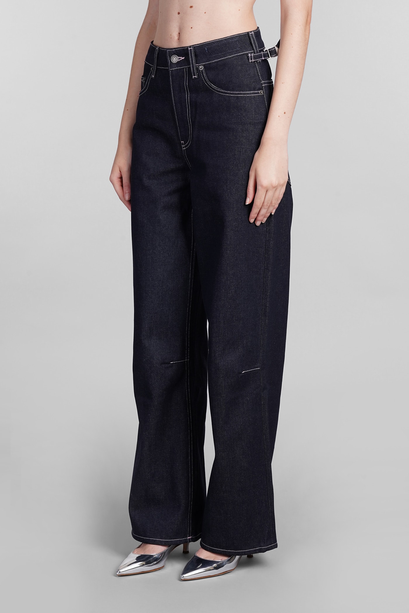 Shop Fiorucci Jeans In Blue Cotton