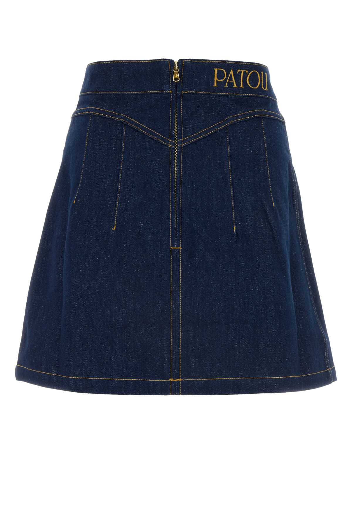 Patou Denim Skirt In Rodeoblue