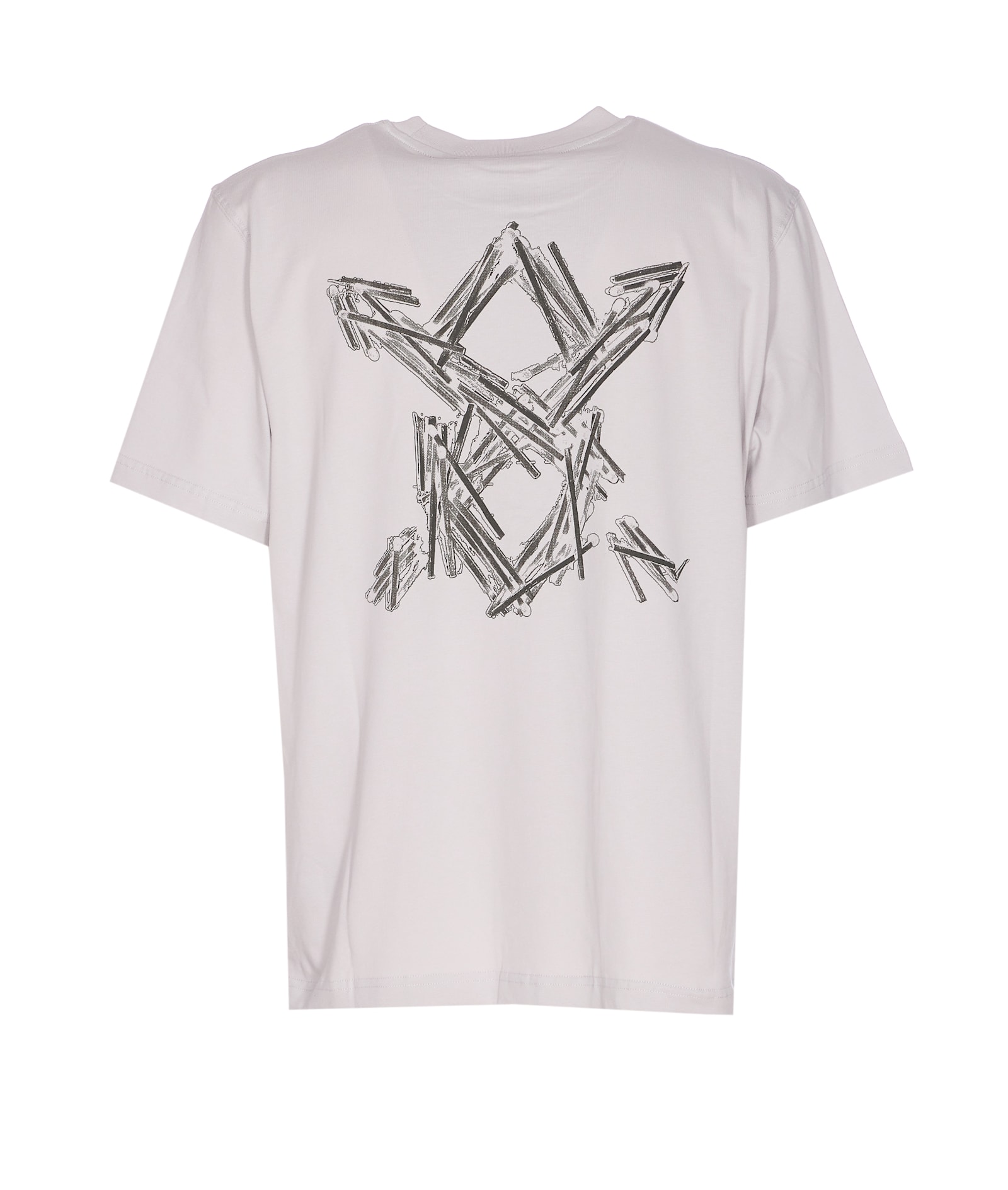 Daily Paper Matchstick Shield T-shirt In White
