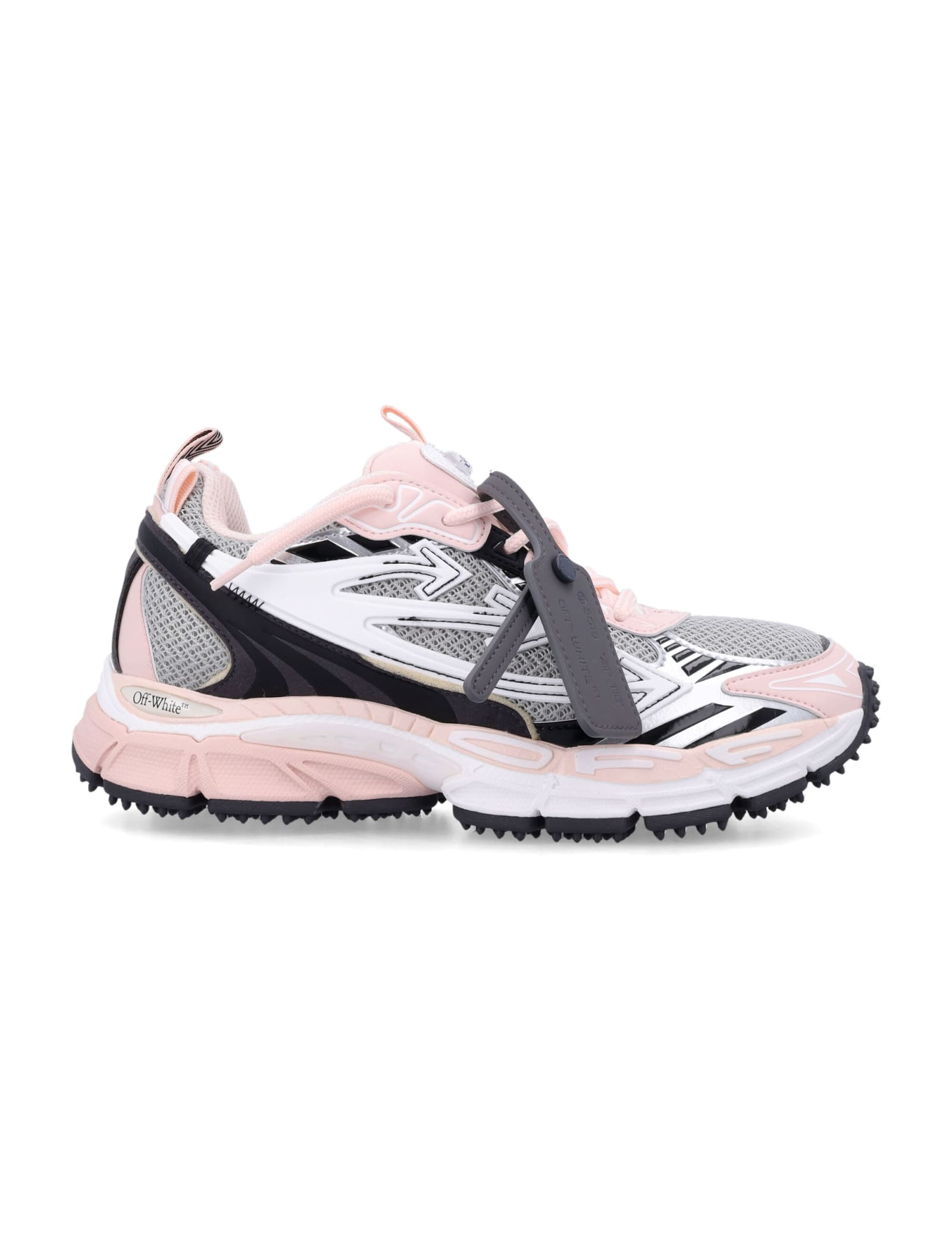 Shop Off-white Be Right Back Woman Sneakers In Grey Nude