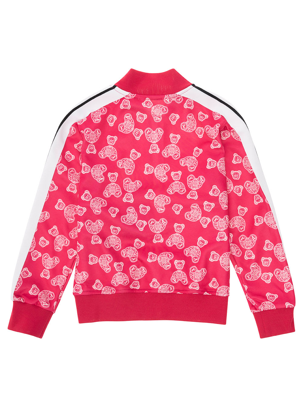 Shop Palm Angels Aop Bears Paisley Track Jkt In Fuxia