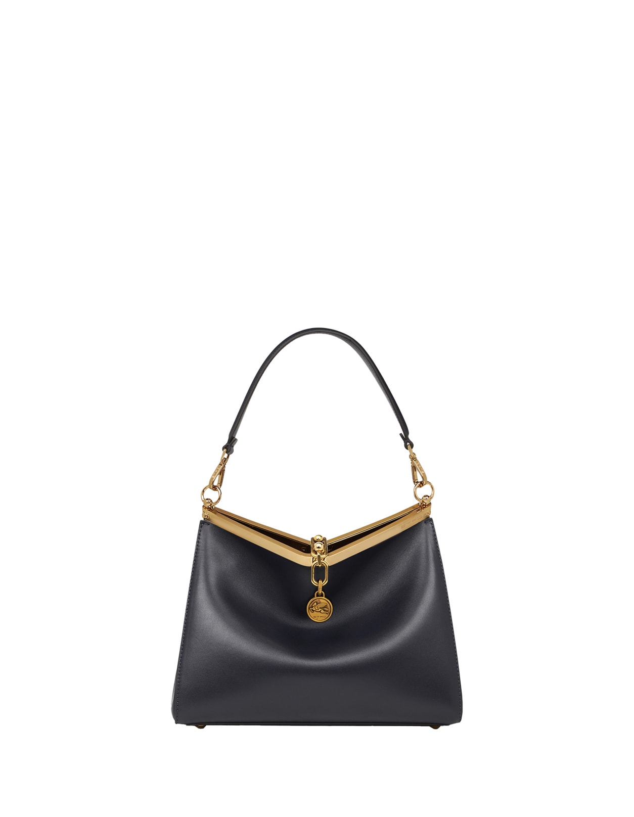 Shop Etro Black Medium Vela Bag