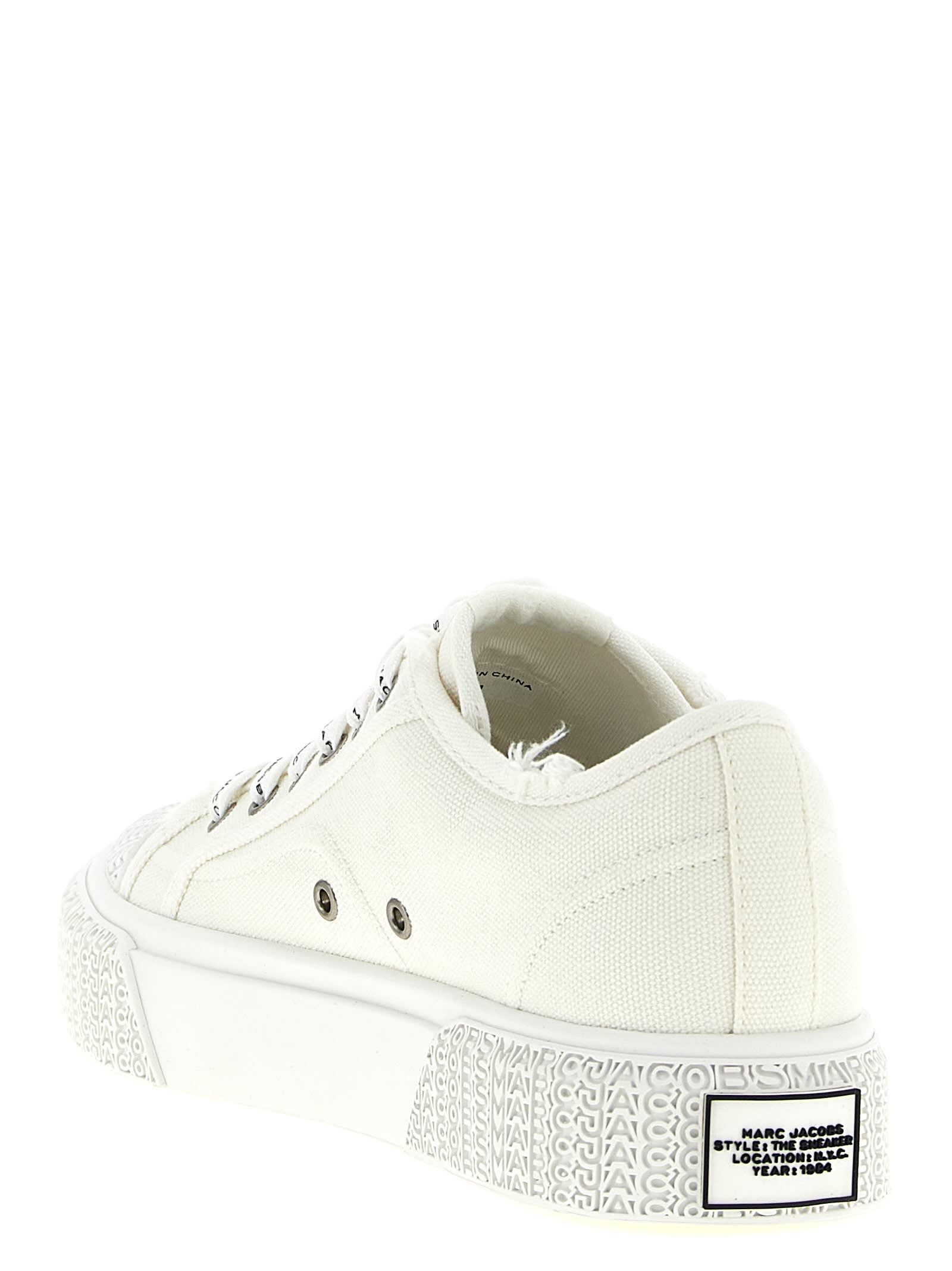 Marc Jacobs The Canvas Low-top Sneakers In White