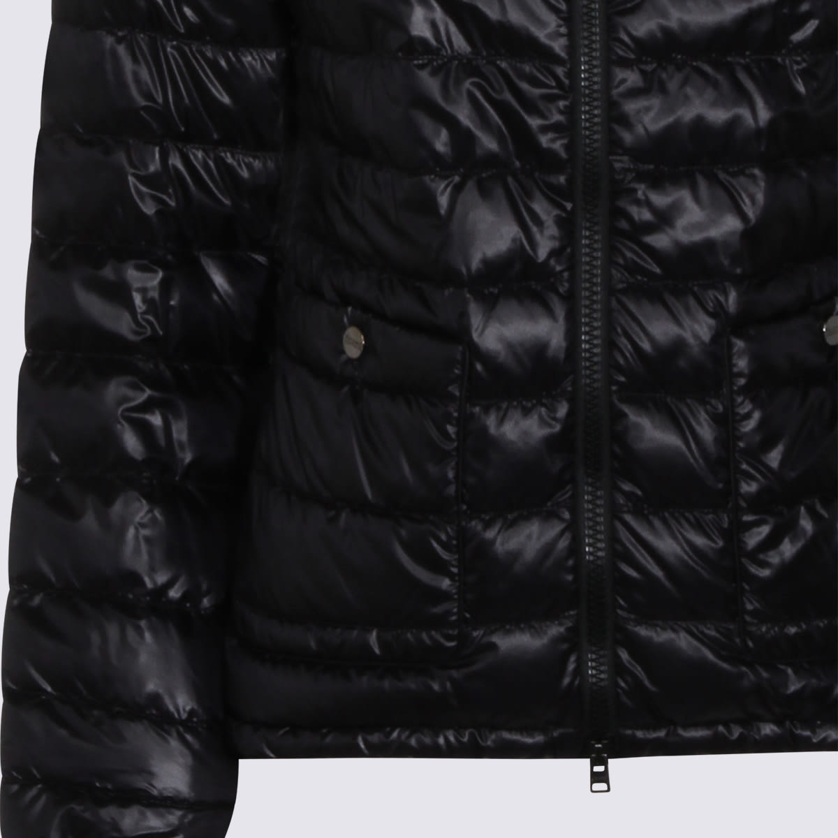 Herno Black Puffer Down Jacket In Black