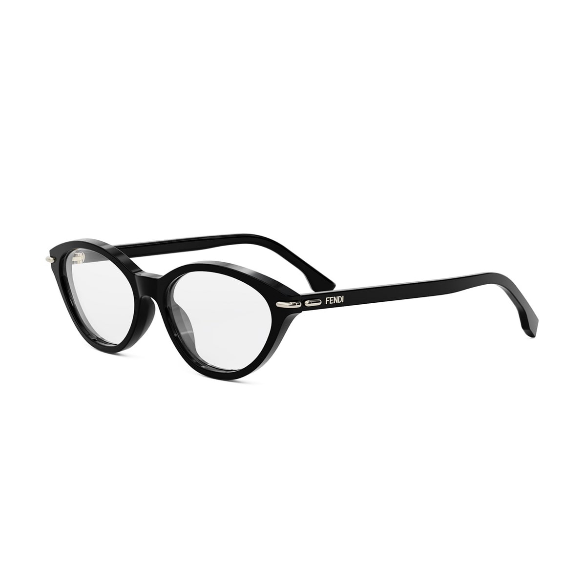 Fendi Geometric Flat Mirror In Black