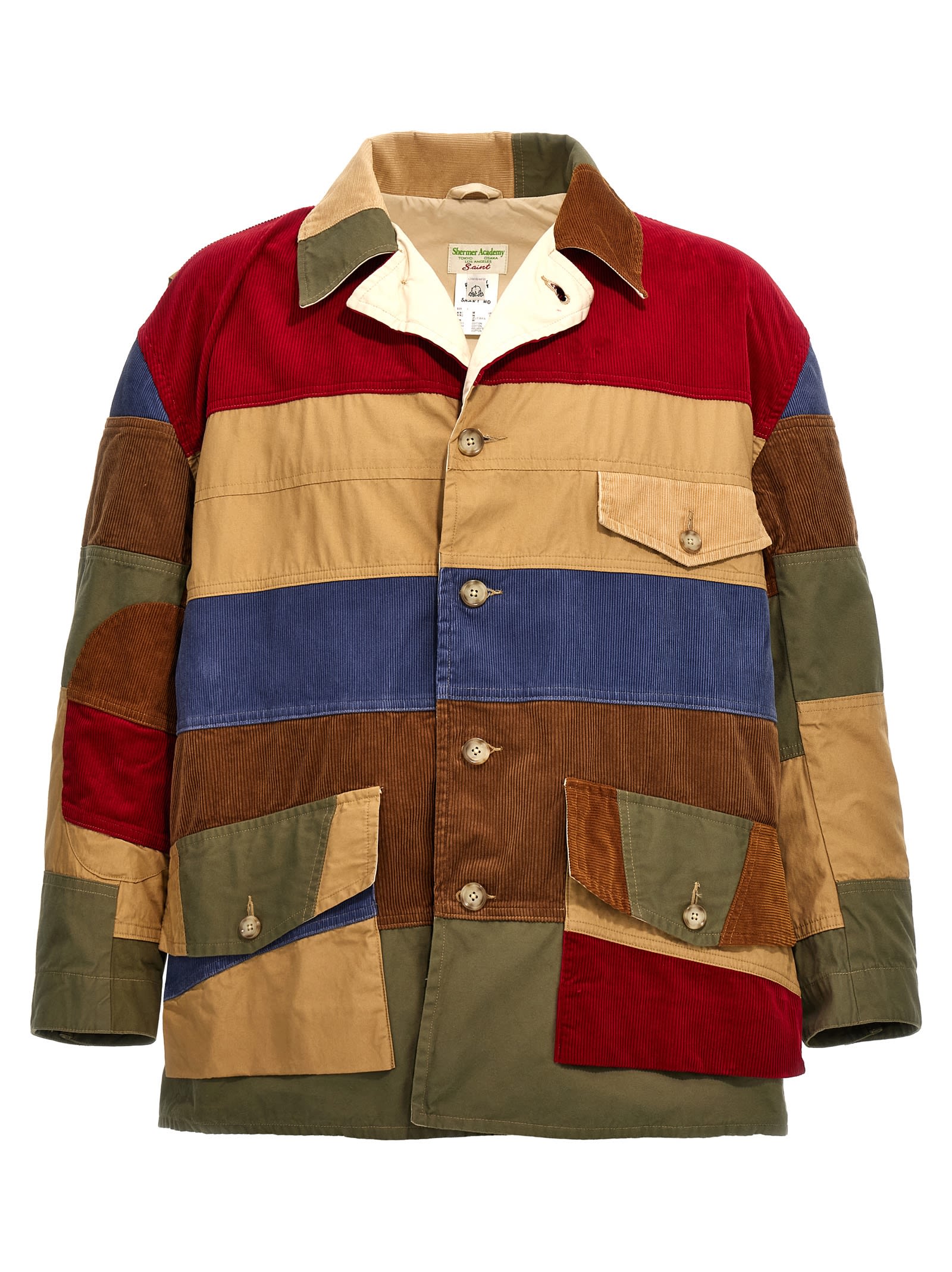 Shop Saint Mxxxxxx Safari Jacket In Multicolor