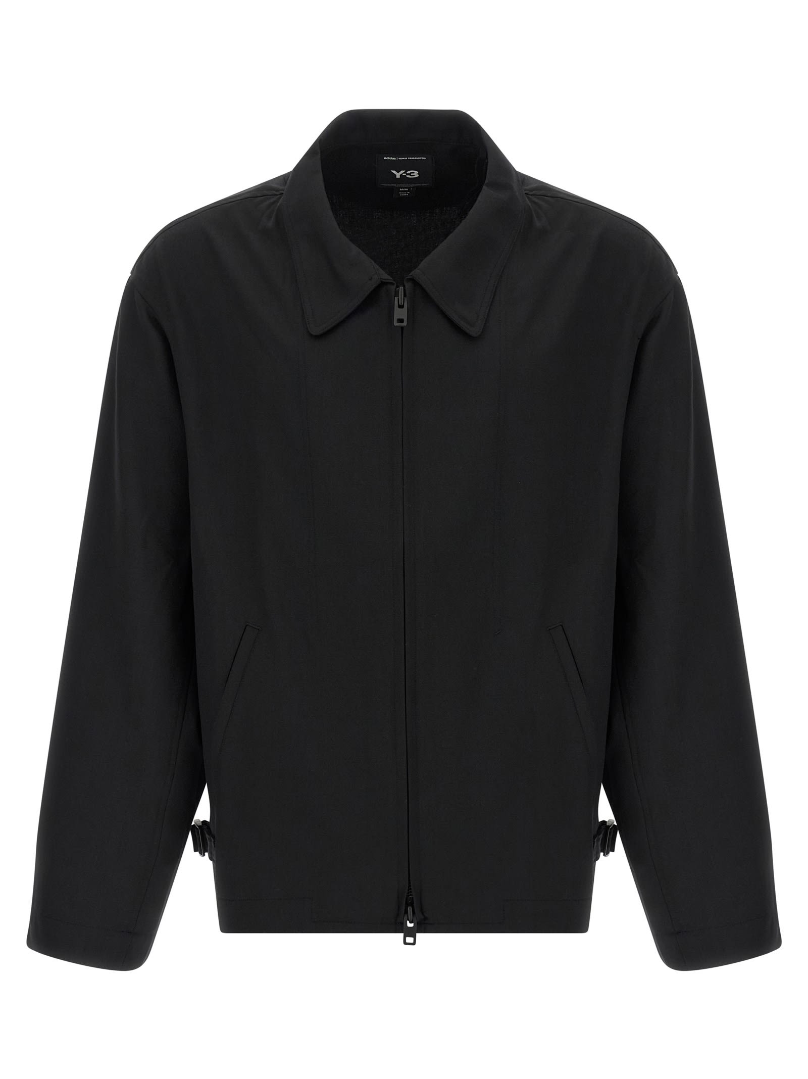 Y-3 Ref W Blouson Polyester And Wool Jacket In Black