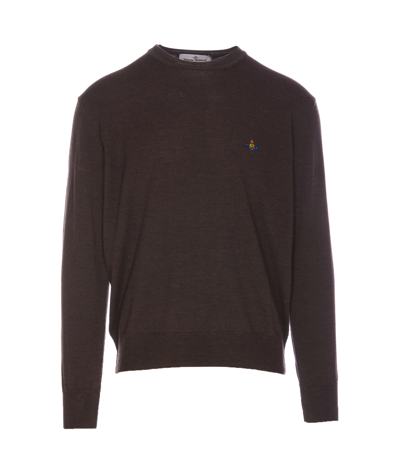 Shop Vivienne Westwood Alex Sweater In Brown