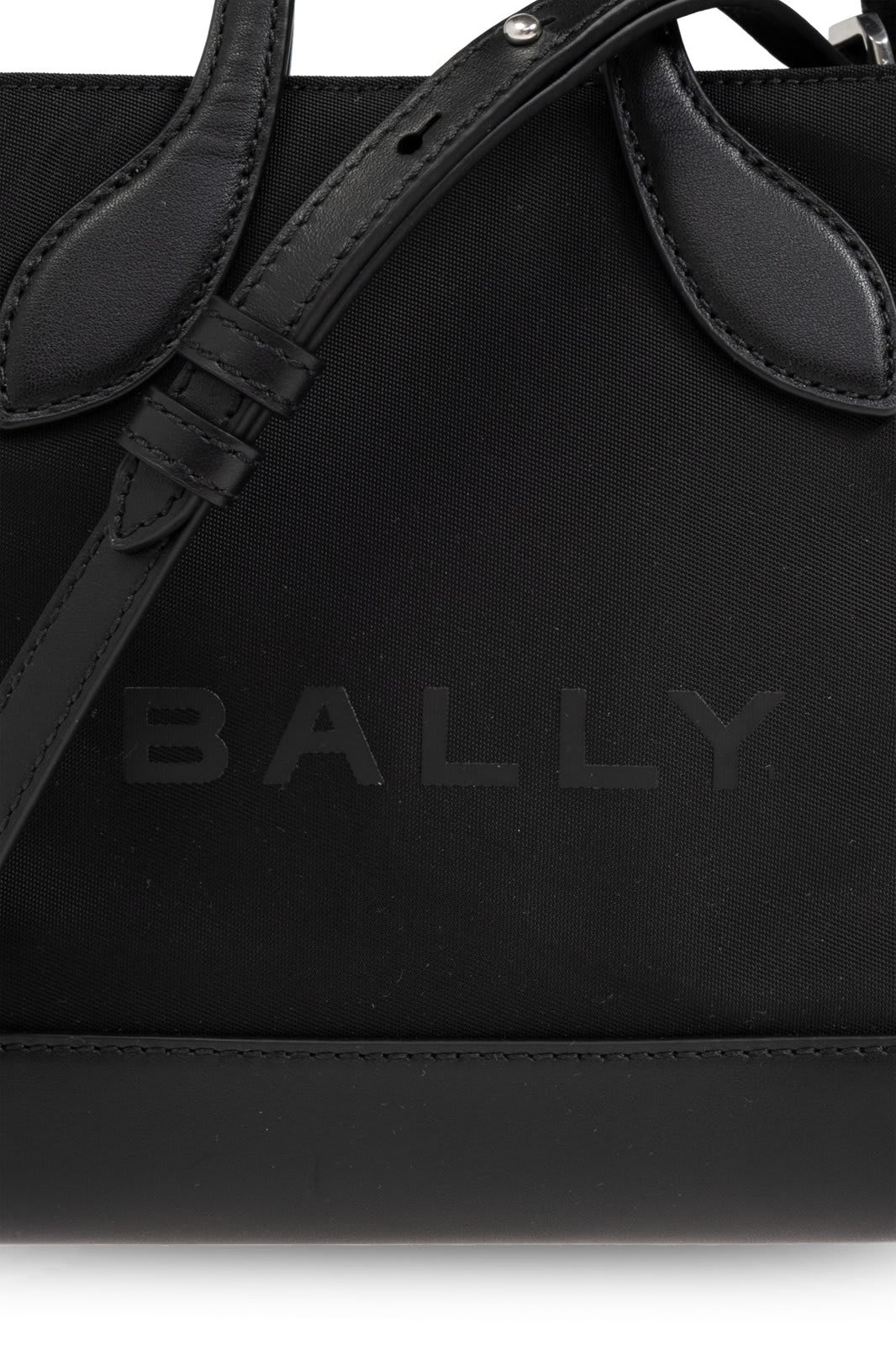 Shop Bally Logo-detailed Shoulder Bag In Black