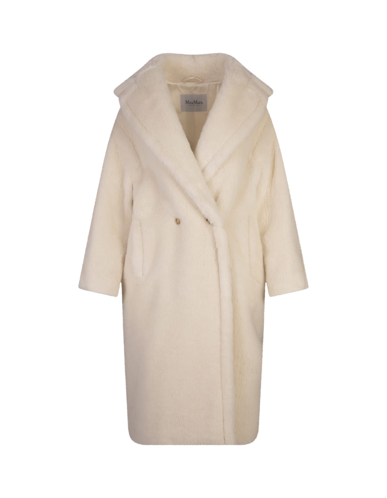 Shop Max Mara White Teddy Bear Coat