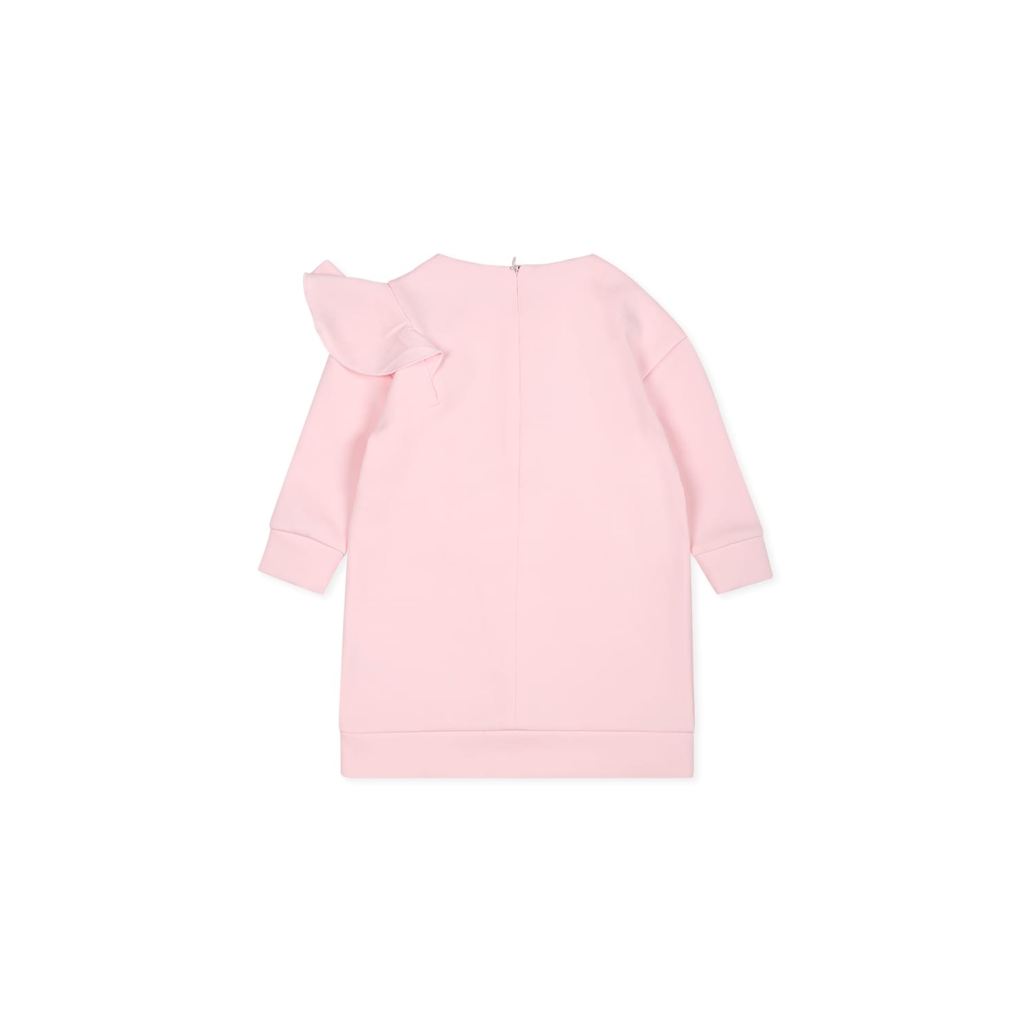 Shop Karl Lagerfeld Pink Dress For Baby Girl With Choupette Print