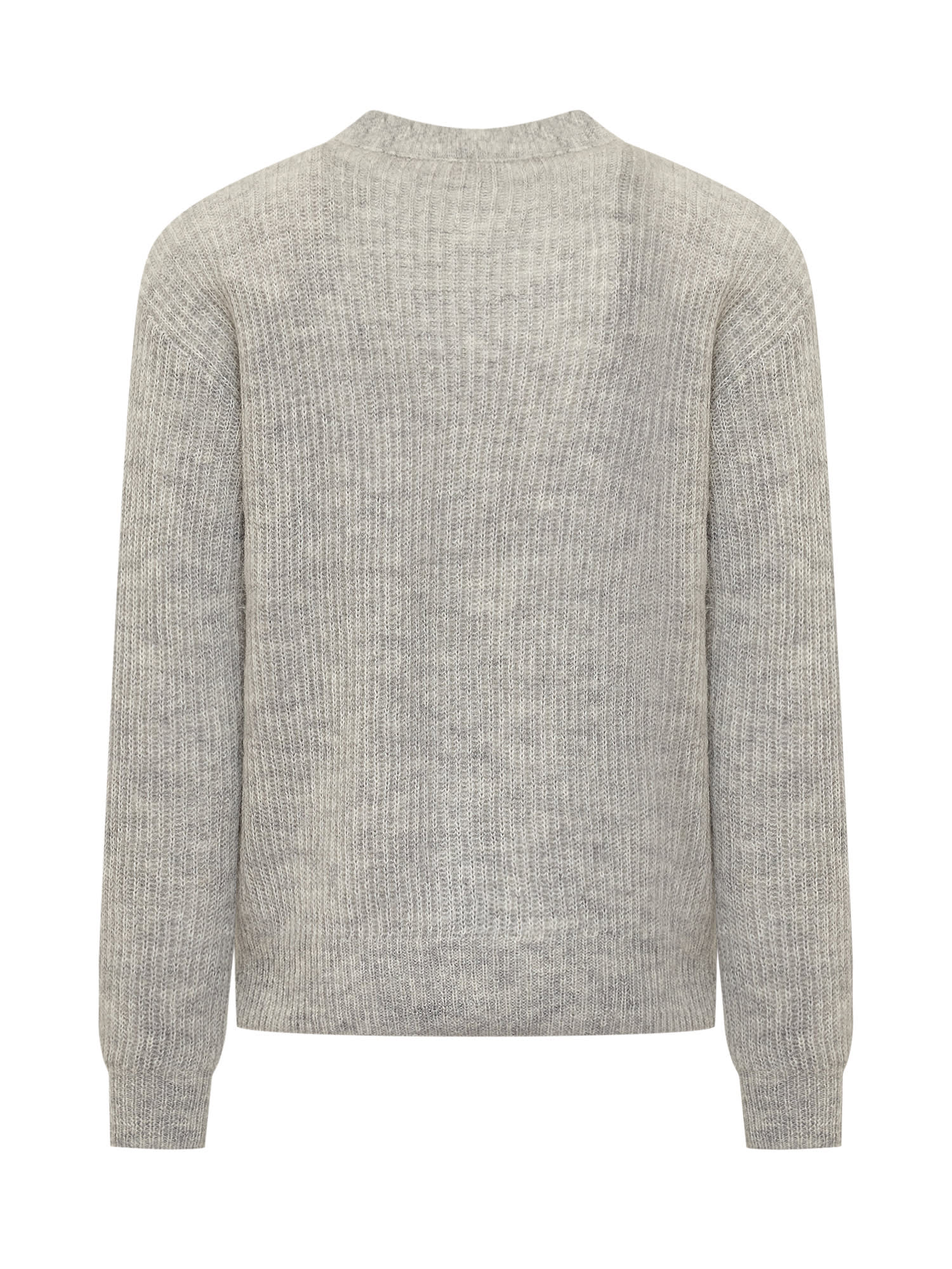 Shop Drôle De Monsieur Cardigan With Logo In Grey