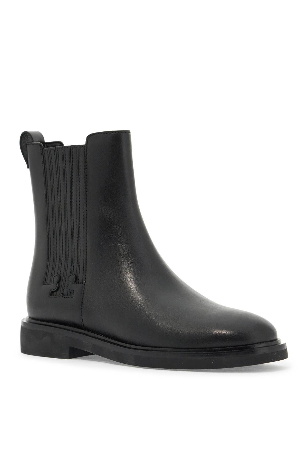 Shop Tory Burch Chelsea Ankle Boots With T-shaped Finishes In Perfect Black (black)