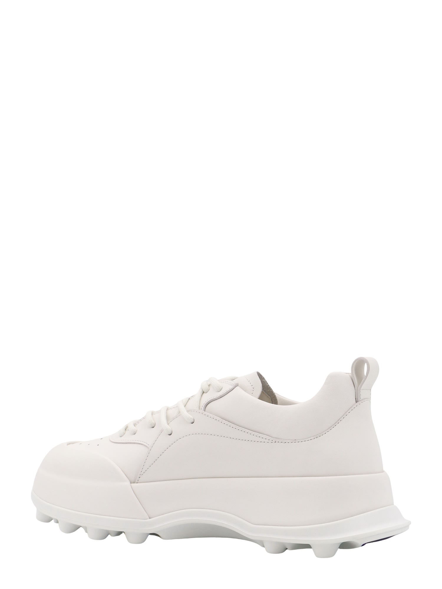 Shop Jil Sander Sneakers In White