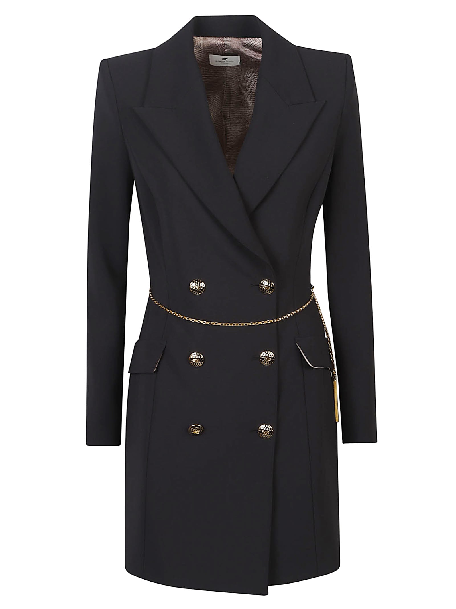 Elisabetta Franchi Dress In Black