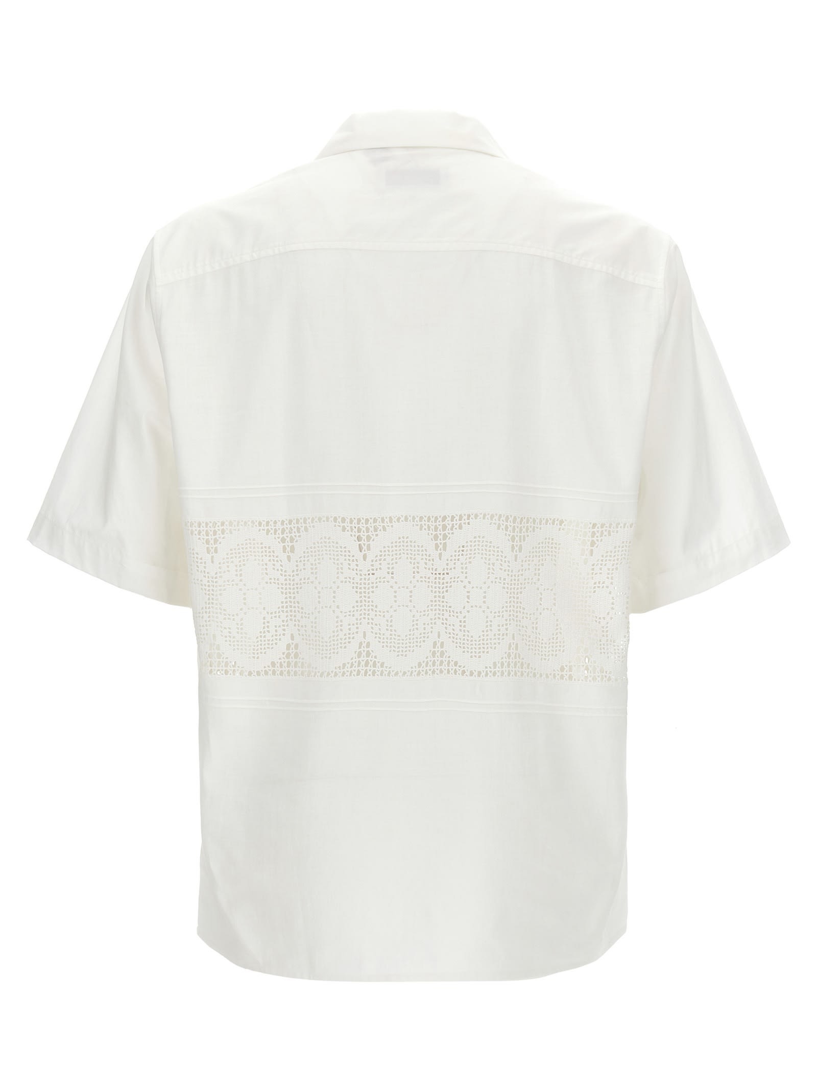 Shop Marine Serre Household Linens Shirt In White