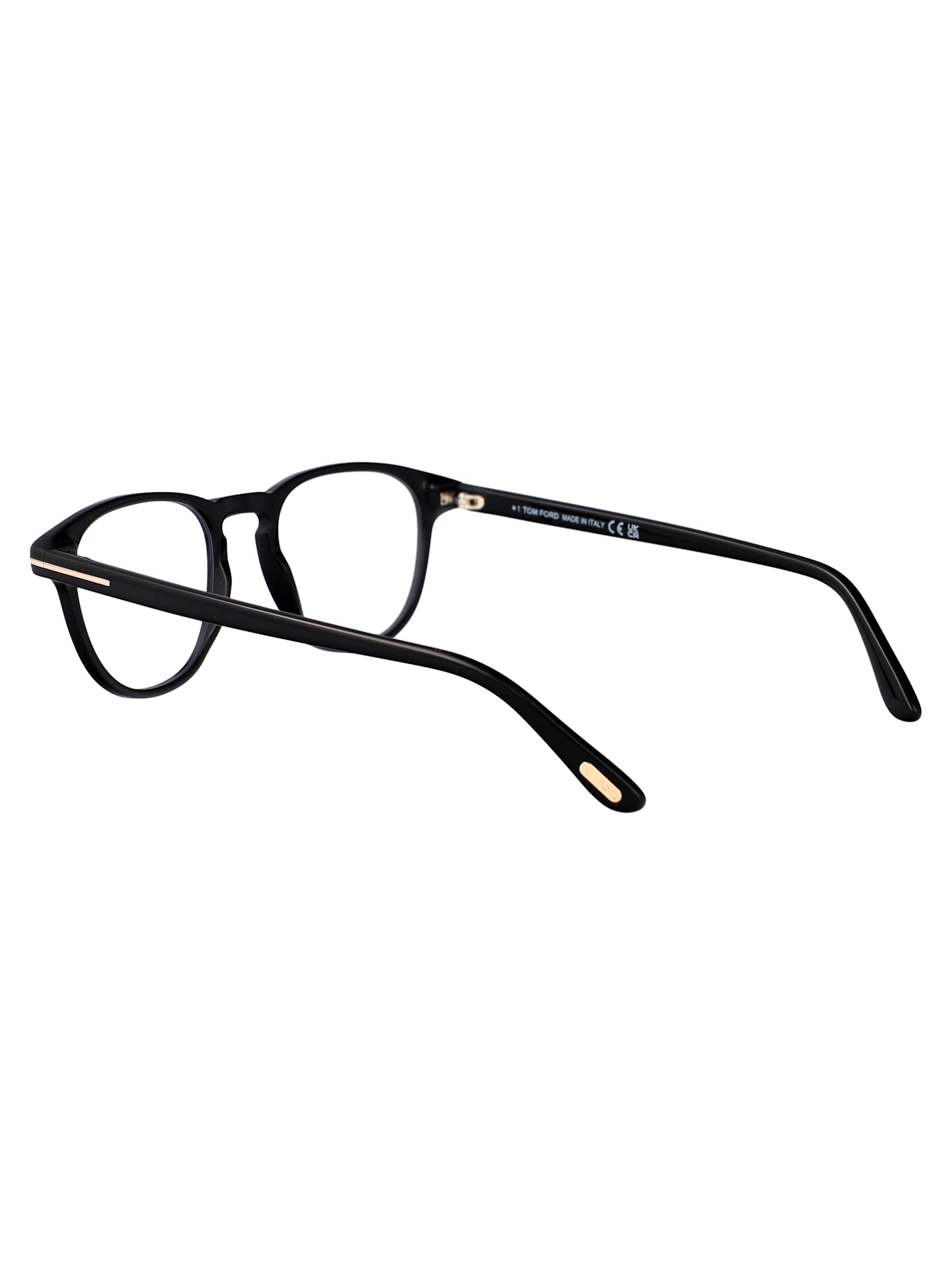 Tom Ford Ft5937-b Glasses In 001 Nero Lucido