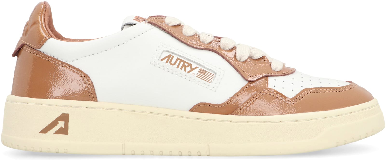 Autry Medalist Leather Low-top Sneakers In White