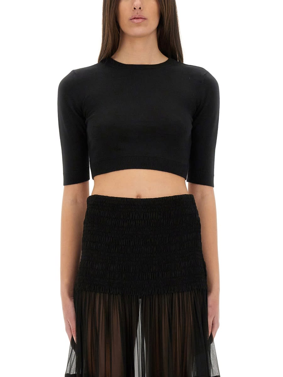 Saint Laurent Wool Crop Top