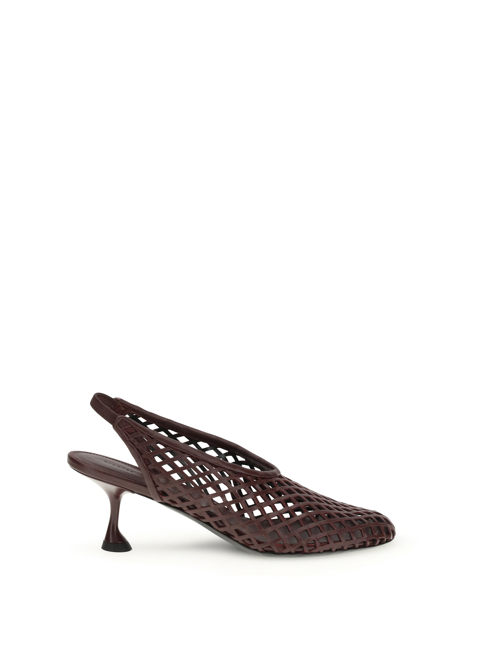 Proenza Schouler Tee Perforated Slingback Pumps In Brown