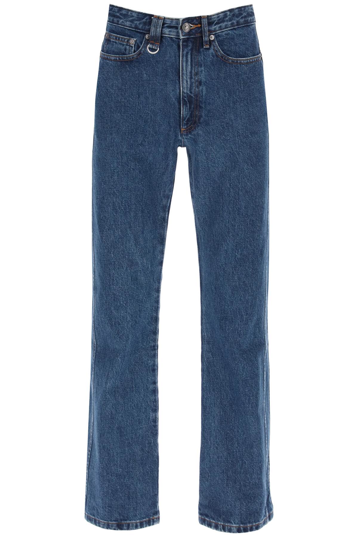 Shop Apc Ayrton Regular Fit Jeans Jeans In Washed Indigo