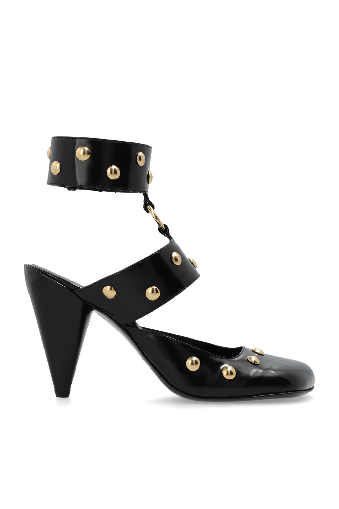 Shop Chloé Heeled Shoes Jade In Black