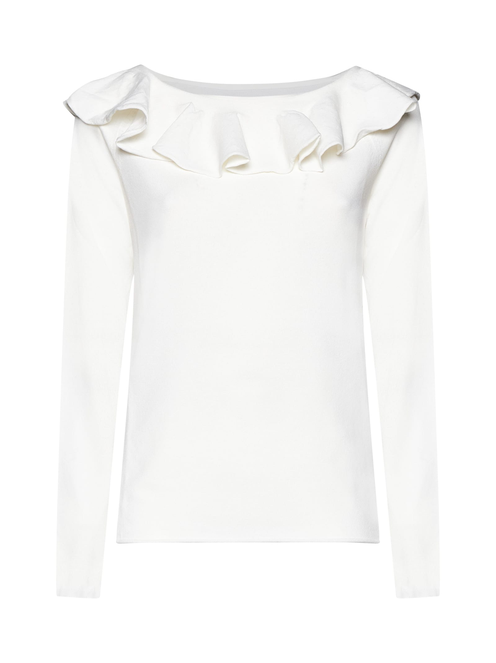 Shop Semicouture Sweater In Bianco
