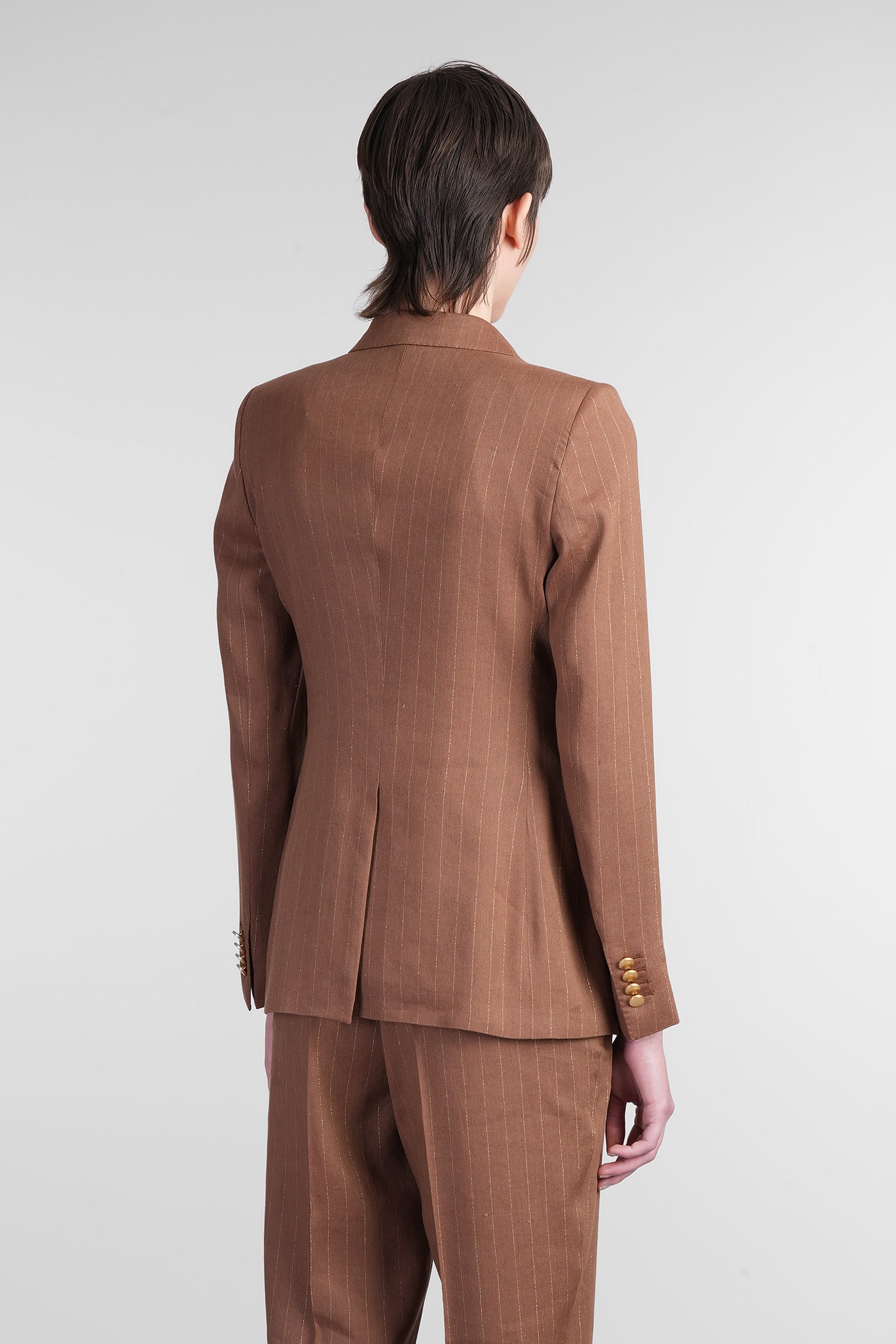 Tagliatore T-parigi10bad In Brown Silk