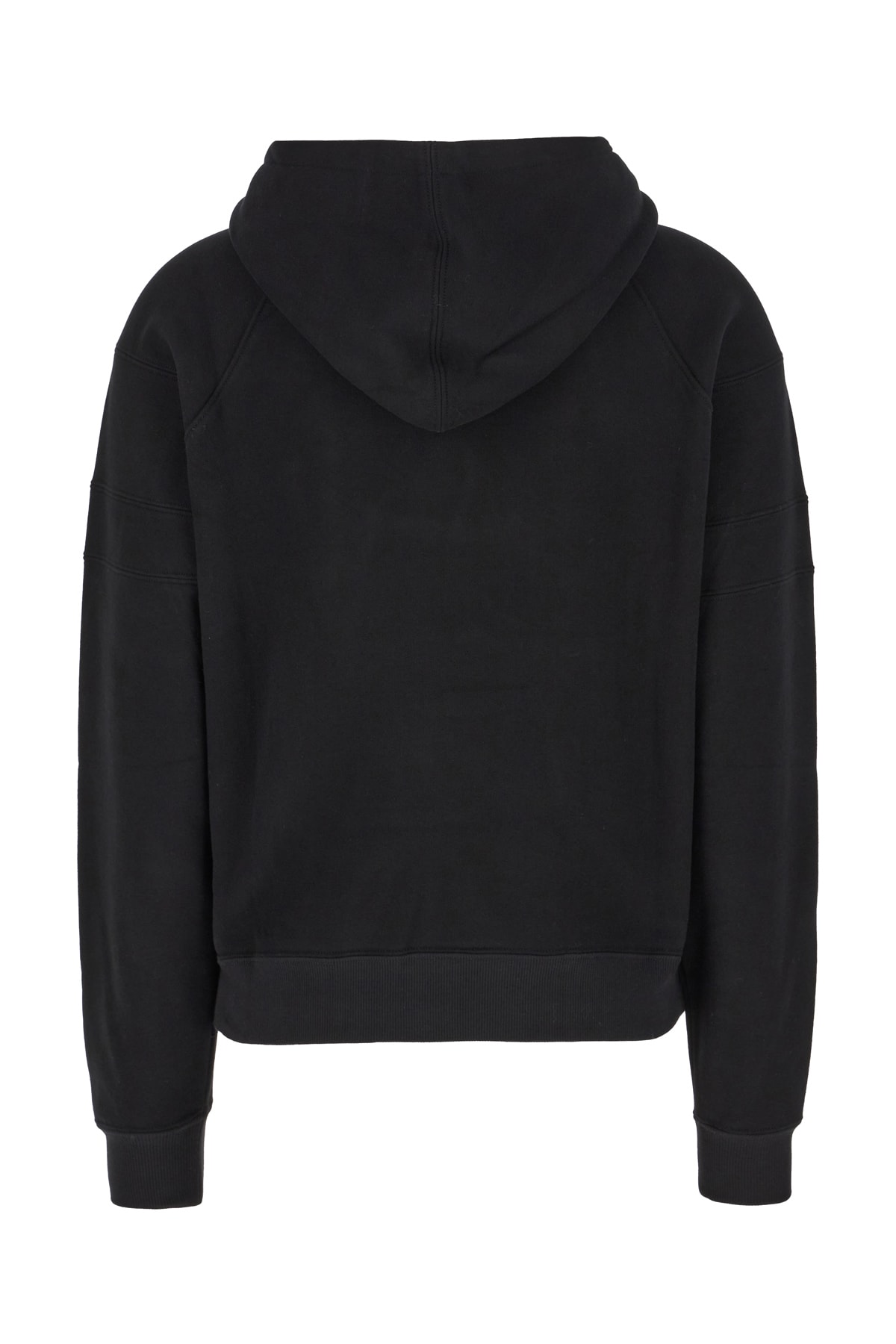 Shop Saint Laurent Black Cotton Sweatshirt In 1000