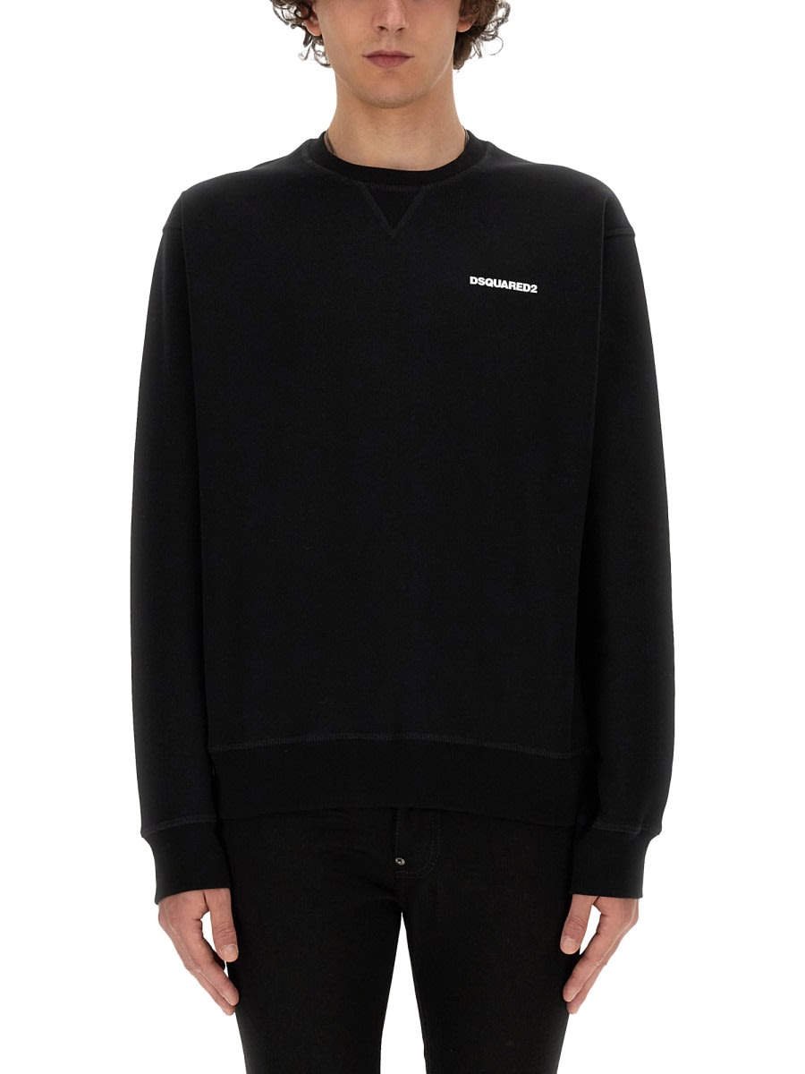 Shop Dsquared2 Cool Fit Sweatshirt In Black